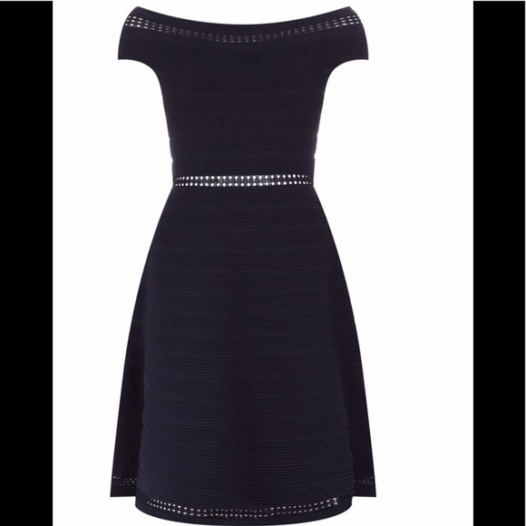 NWT Sandro Masha Off-the-shoulder Dress - Picture 3 of 10